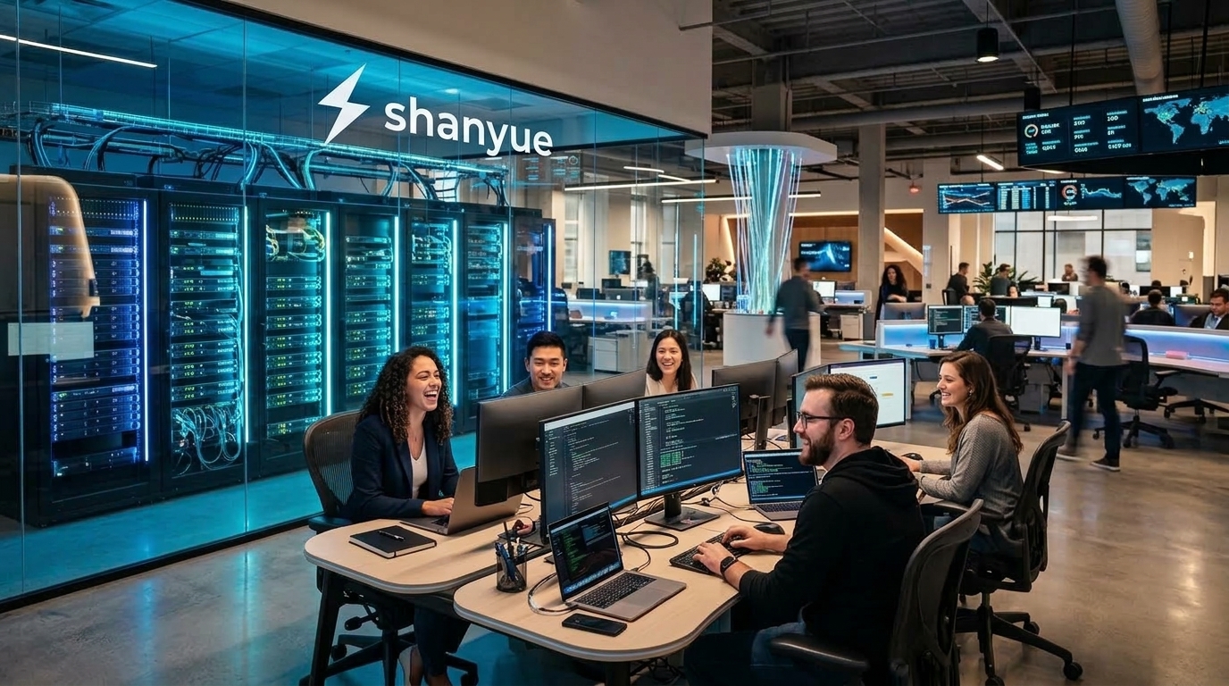 闪跃 shanyue 高科技超级机房与团队研发办公区